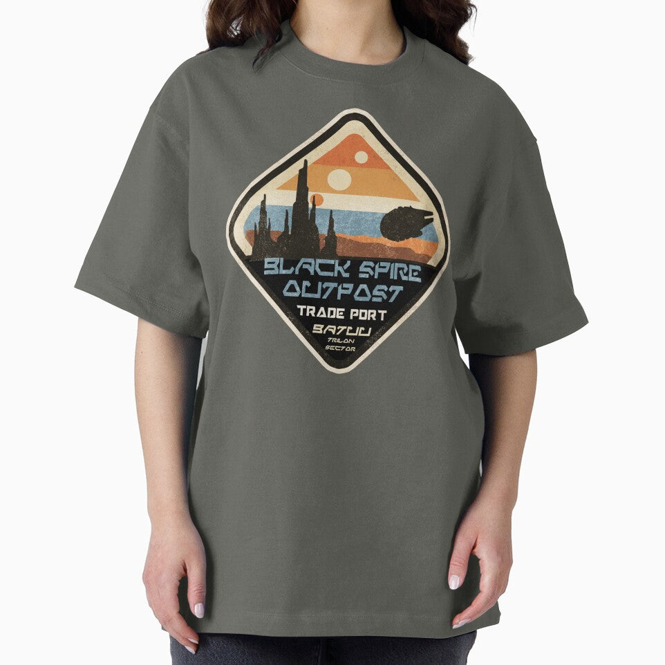 Black spire outpost - Vintage Trade Port Badge by TheStompMonkey