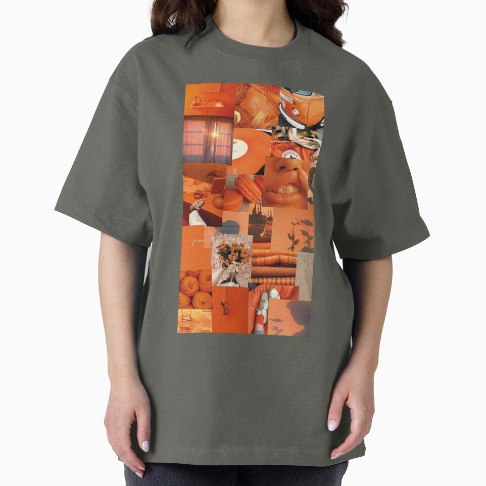 Orange Vintage Aesthetic Collage by Retro90sKid