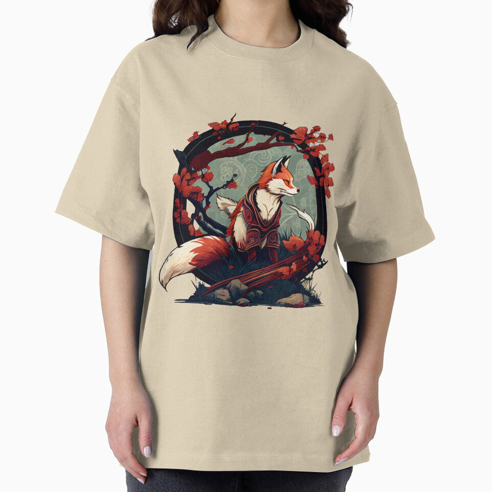 Mystical Japanese Red Fox Artwork by The-Dark-Art