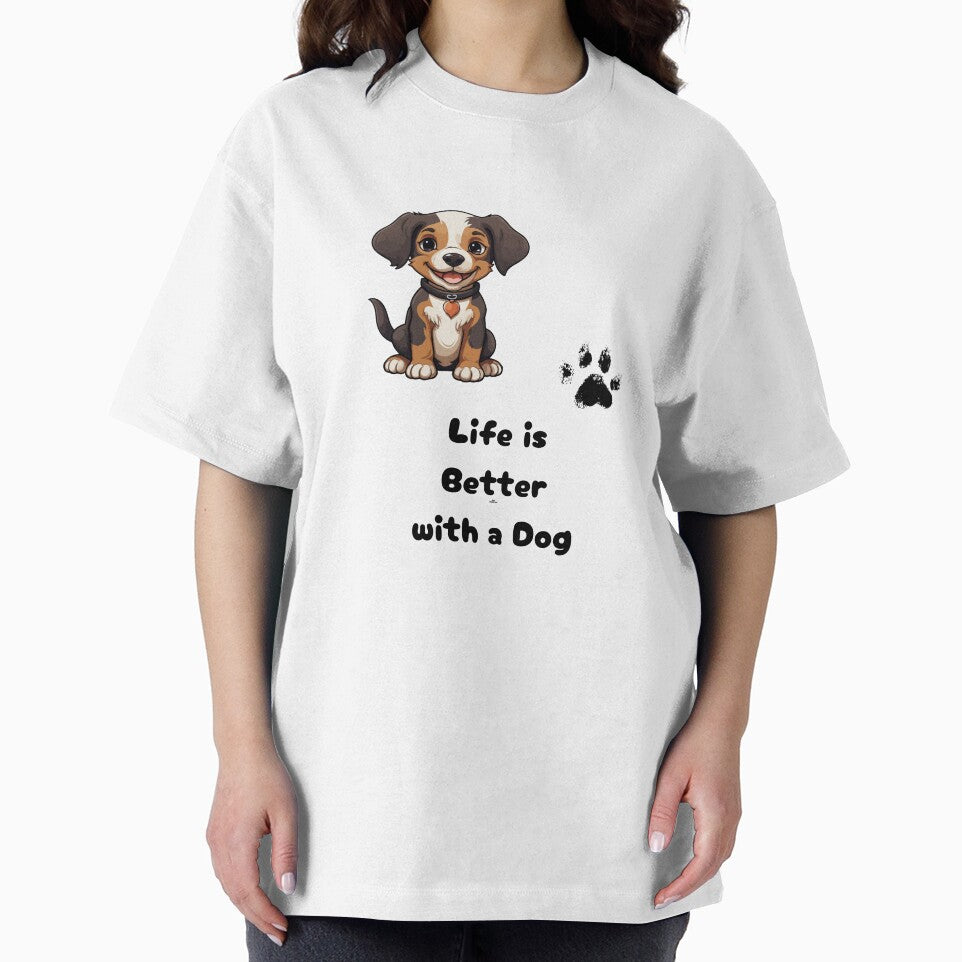 Life is Better With a Dog - Cute Dog Lover Quote Design by Mayahoney15
