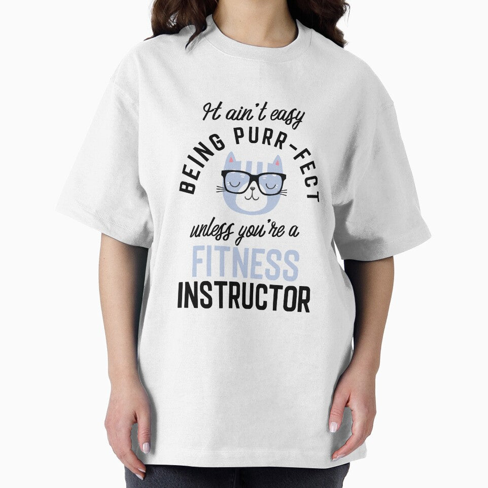 Fitness Instructor Cat Gifts for Cat Lovers - It ain't easy being Purr Fect by betternotes