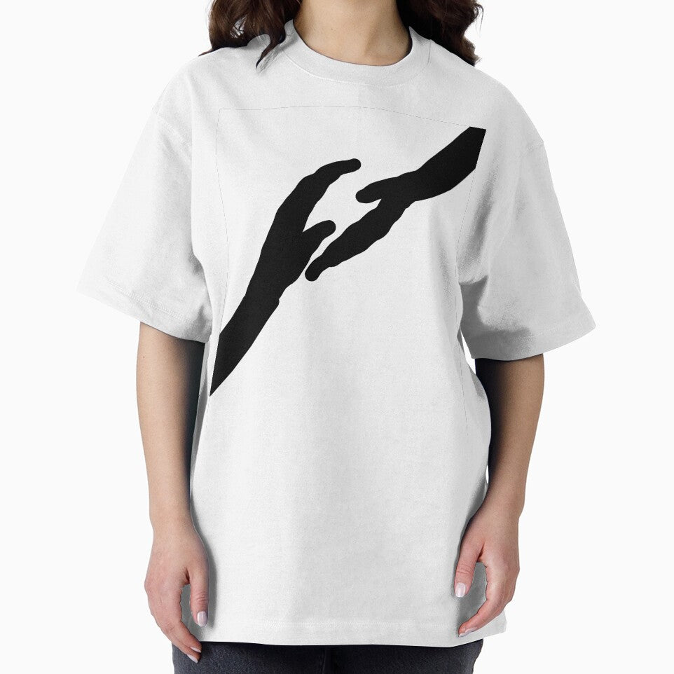 Minimalist Hands Touching Line Art | Human Connection Aesthetic | Abstract Emotional Design by DesignYourWaystore