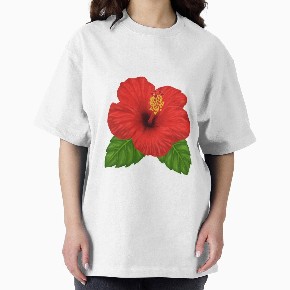 Red Hibiscus flower by PMDesigns222