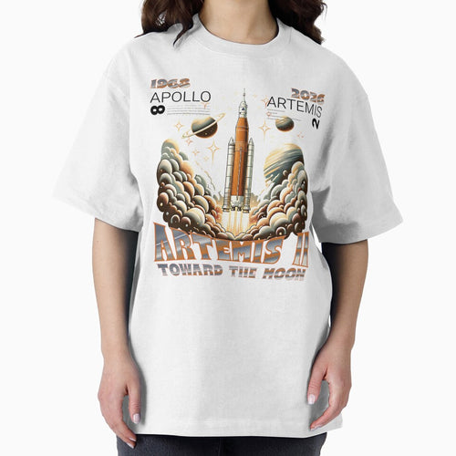 Artemis II Lunar Mission 2026 -Artemis II Toward The Moon Retro Space by MCCSLK magic crayons