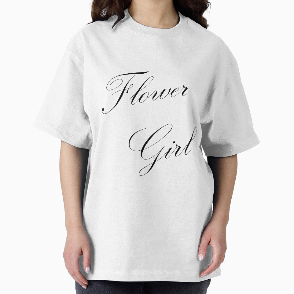 Flower Girl Shirt, Wedding Shirt, Shower Gifts, Flower Girl Gift, Custom Bridal Party Shirts, Girls Wedding T-Shirt by SweetCartoon