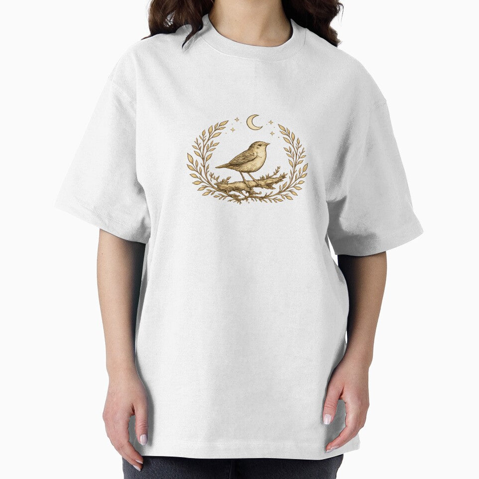 Wren Moon Crest Cottagecore Nature by Octavia Wren