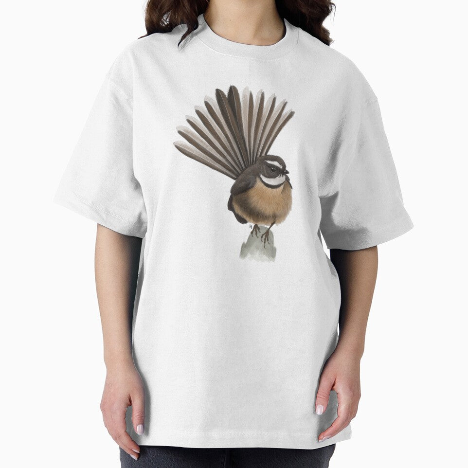 Pīwakawaka by Wildlife Art by Holly