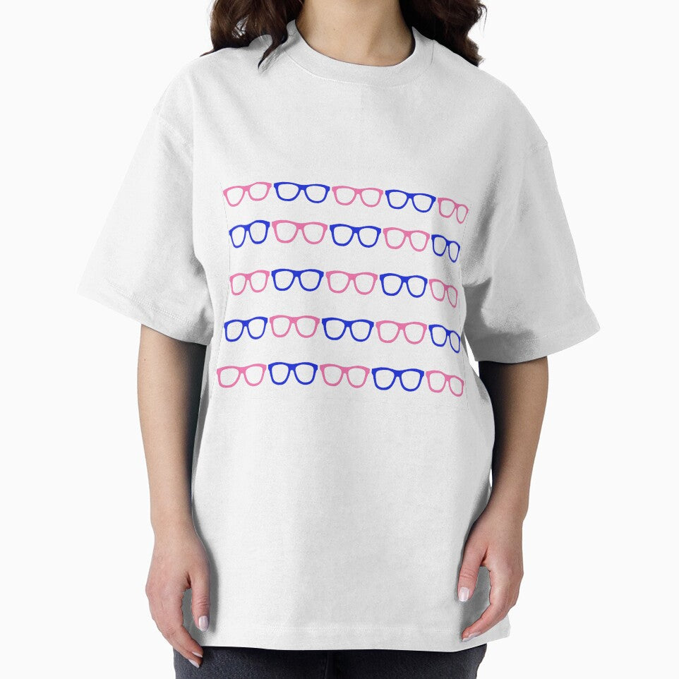 Pink and Blue Nerd Glasses by GeekyGirlsGarb