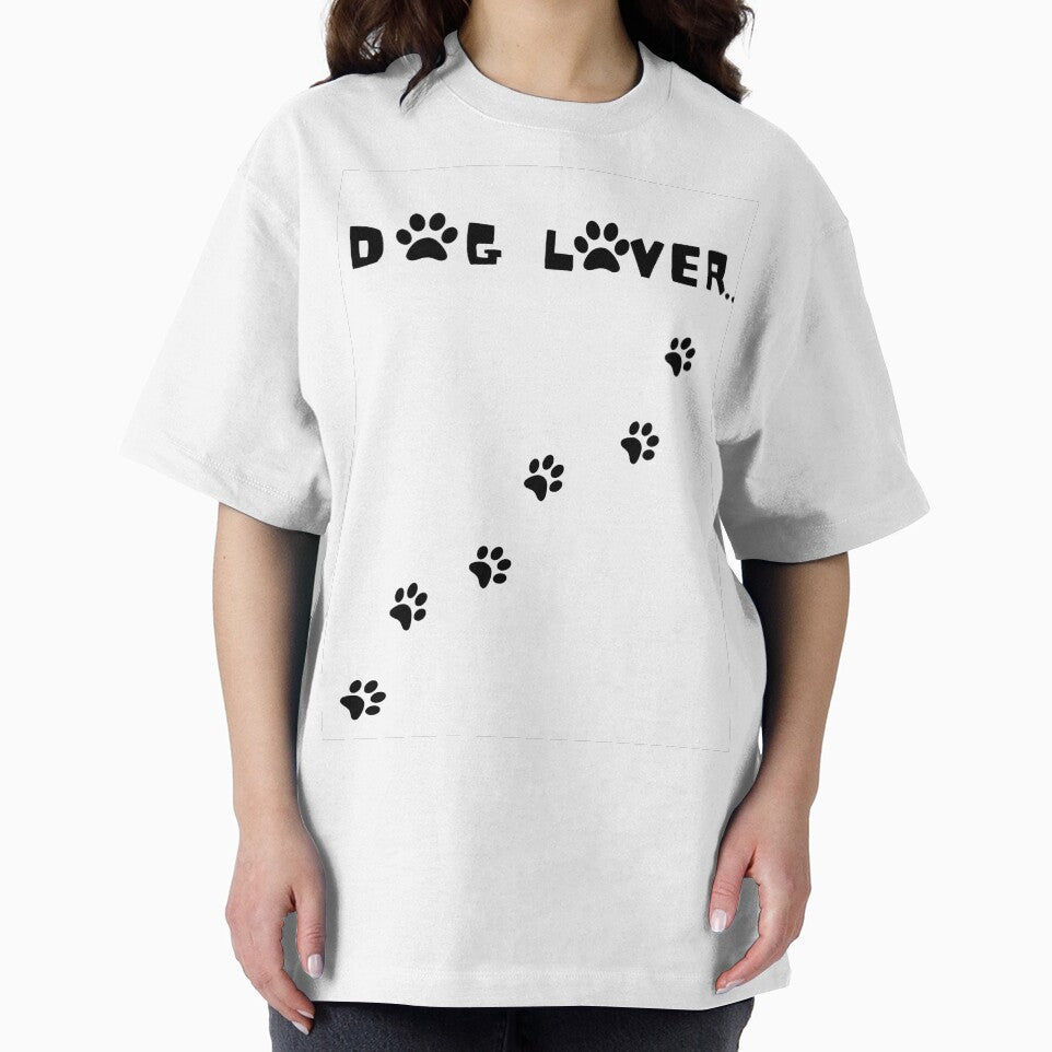 Dog Lover TShirt - Paw Print Dog T-Shirt by RudeCotton