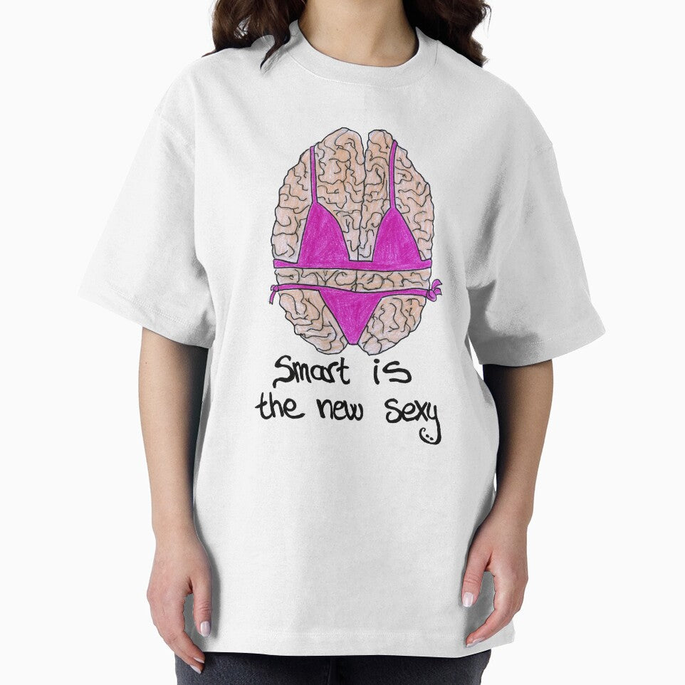 Smart Is The New Sexy Brain Nerd Design Gift by HighArtDesigns