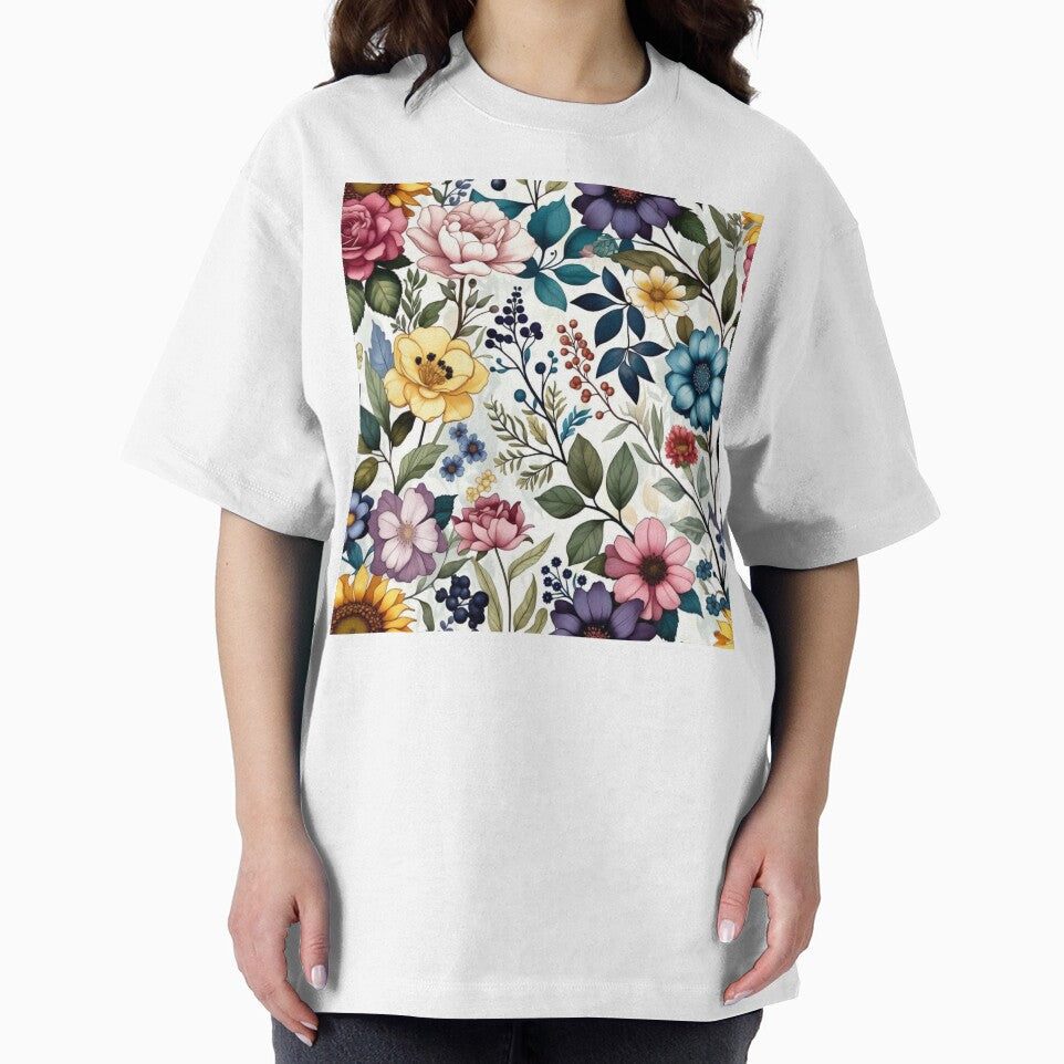 Luxury Boho Flowers Pattern – Pastel Gold Wildflower Garden by GuffyGlowVault