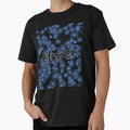 flower garden,  flower shirt, blue flower, daist tee shirt, by OK COOL