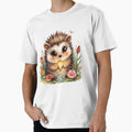 Hedgehog with crystal in the fairytale forest by SimonsDesignArt