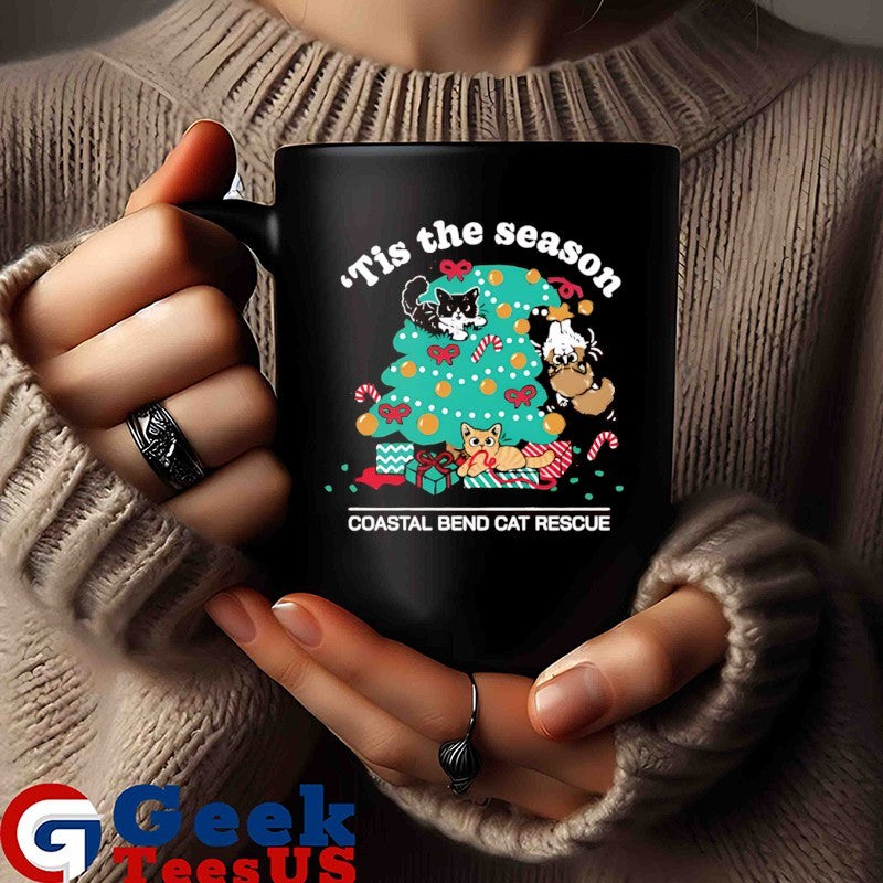 ’tis the season coastal bend cat rescue Christmas shirt