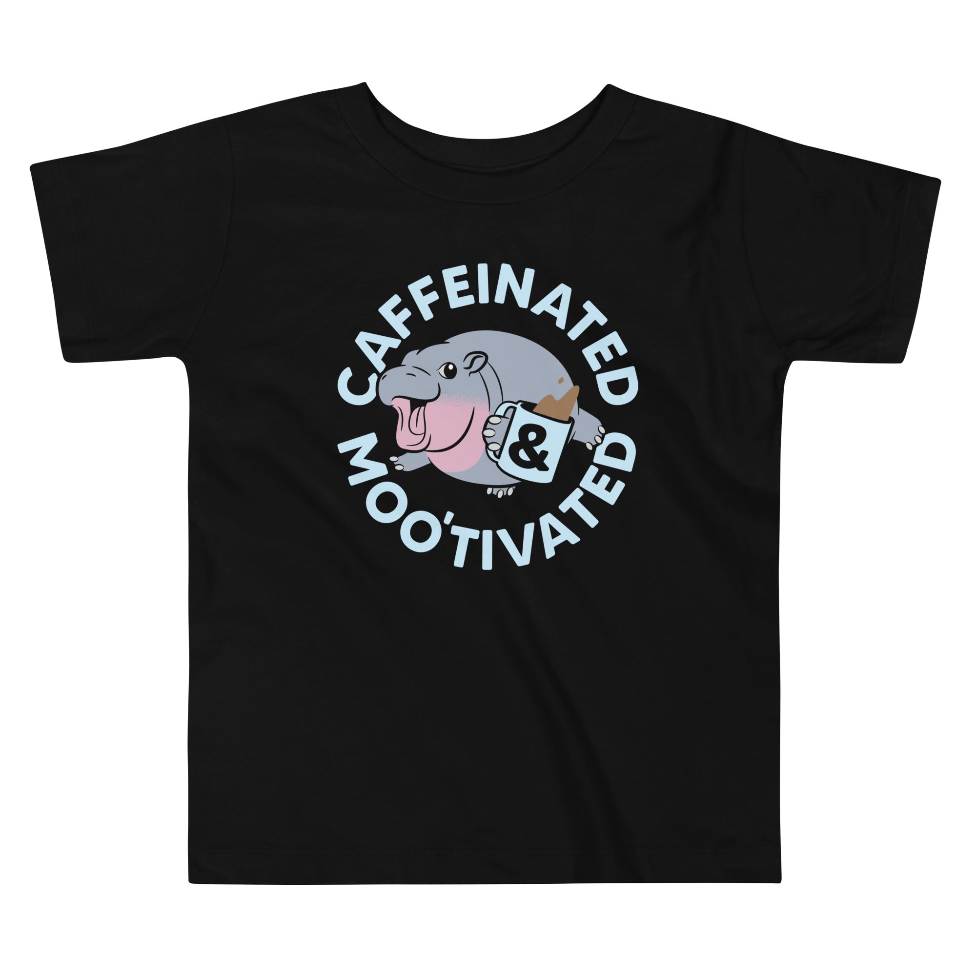 Caffeinated & Moo'tivated Kid's Toddler Tee