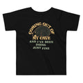 Coming Out Of My Cave And I've Been Doing Just Fine Kid's Toddler Tee