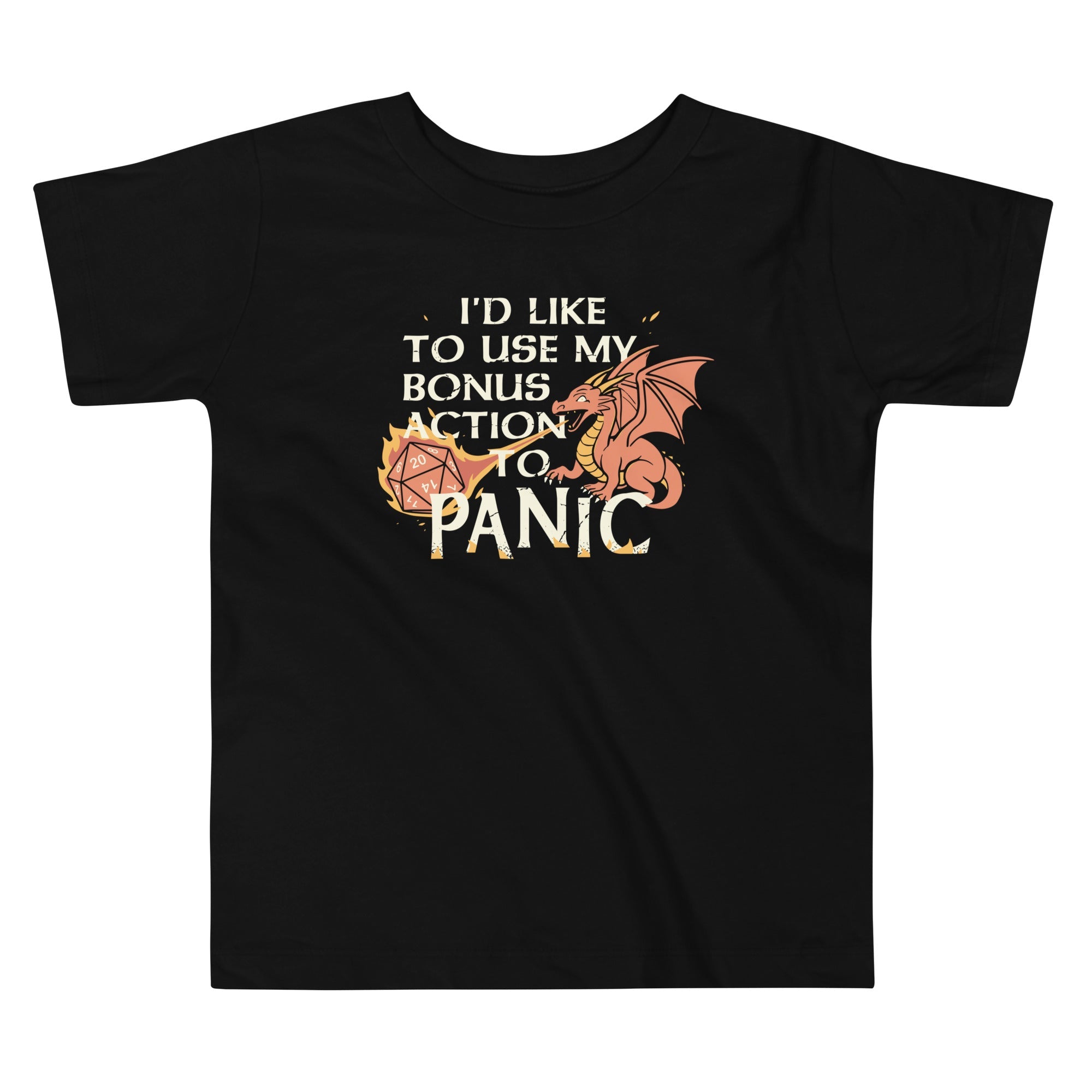 I'd Like To Use My Bonus Action To Panic Kid's Toddler Tee