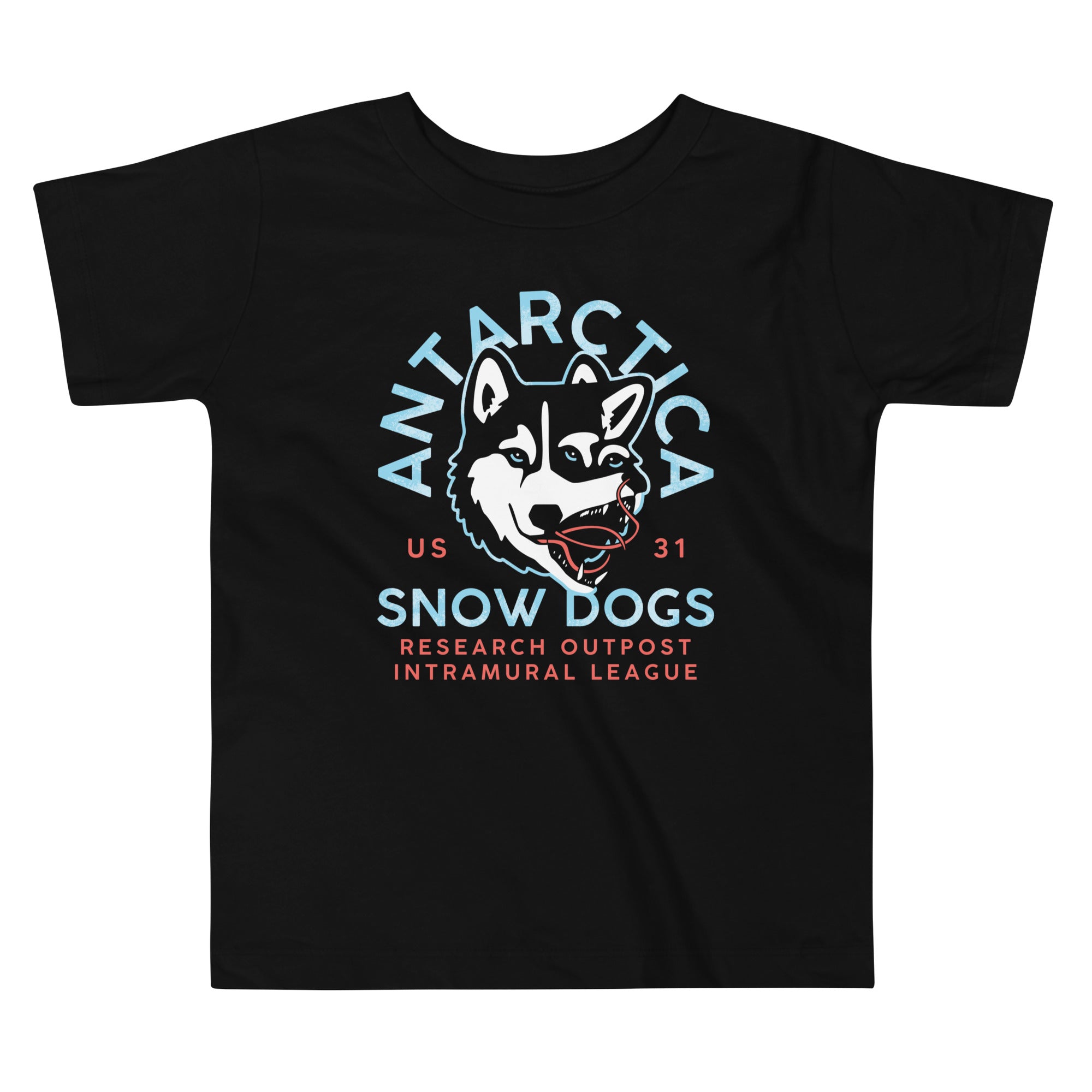 Antarctica Snow Dogs Kid's Toddler Tee