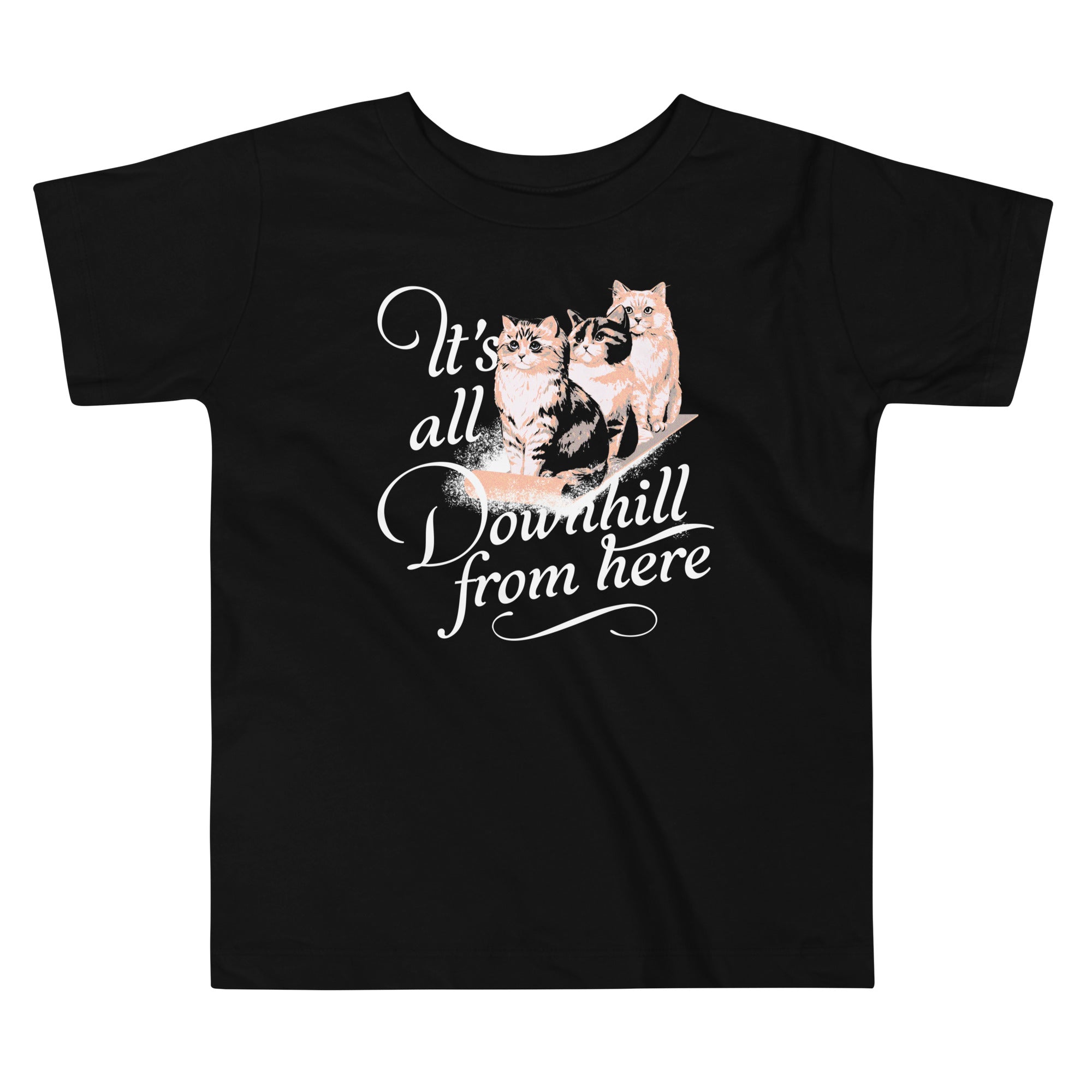 It's All Downhill From Here Kid's Toddler Tee