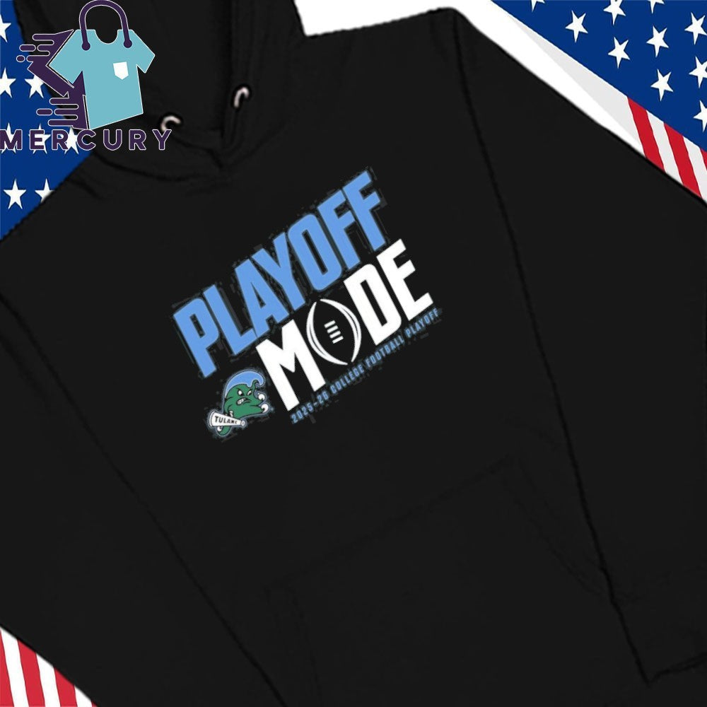 Tulane Green Wave 2025-26 College Football Playoff Mode Shirt