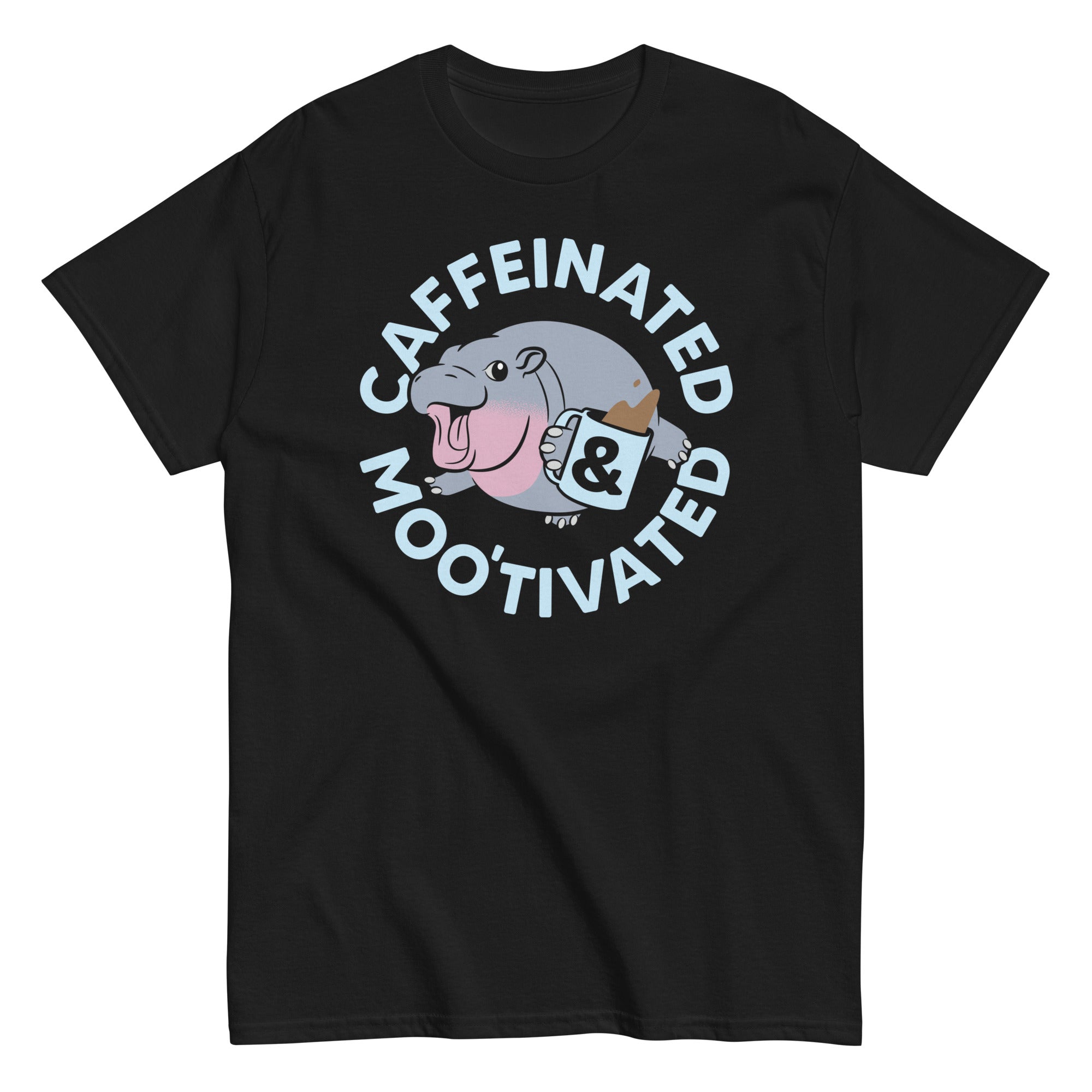 Caffeinated & Moo'tivated Men's Classic Tee
