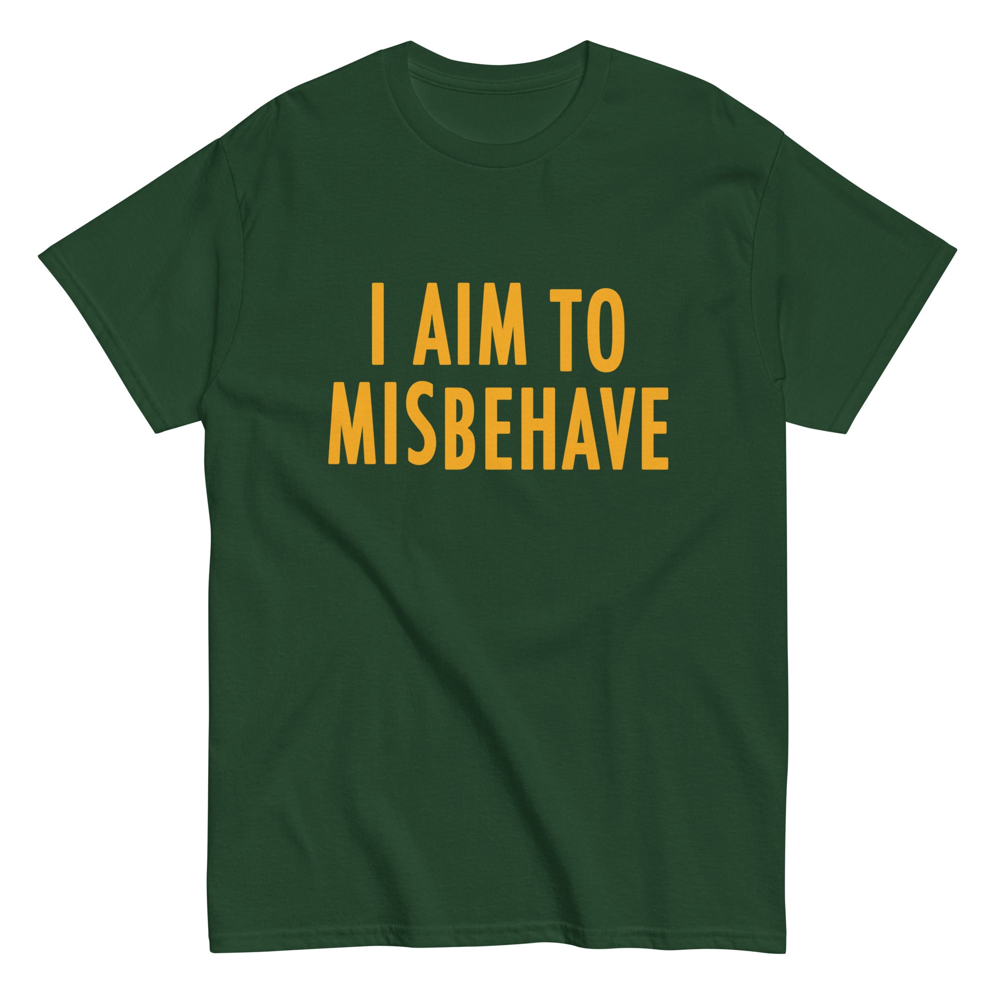 I Aim To Misbehave Men's Classic Tee