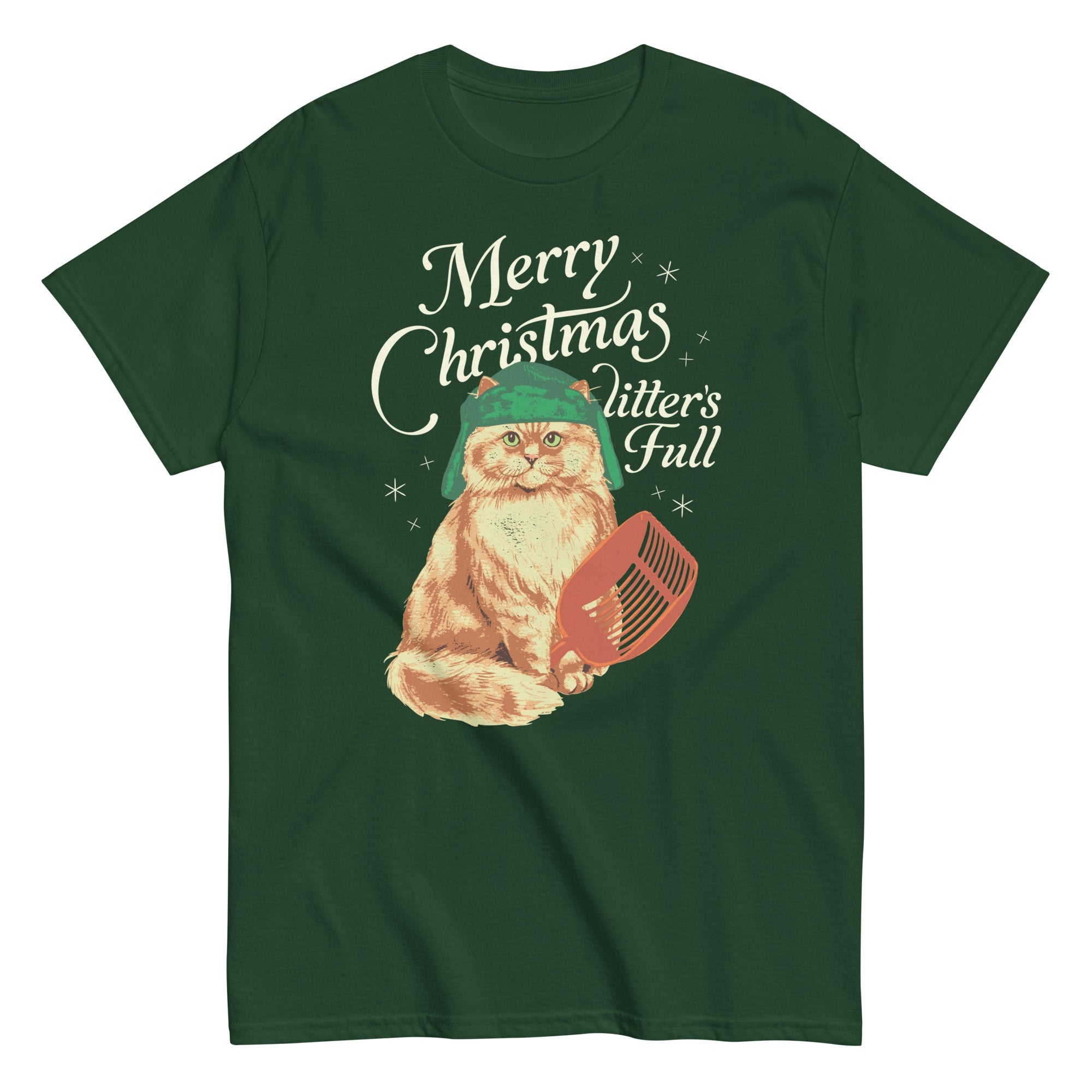 Merry Christmas Litter's Full Men's Classic Tee