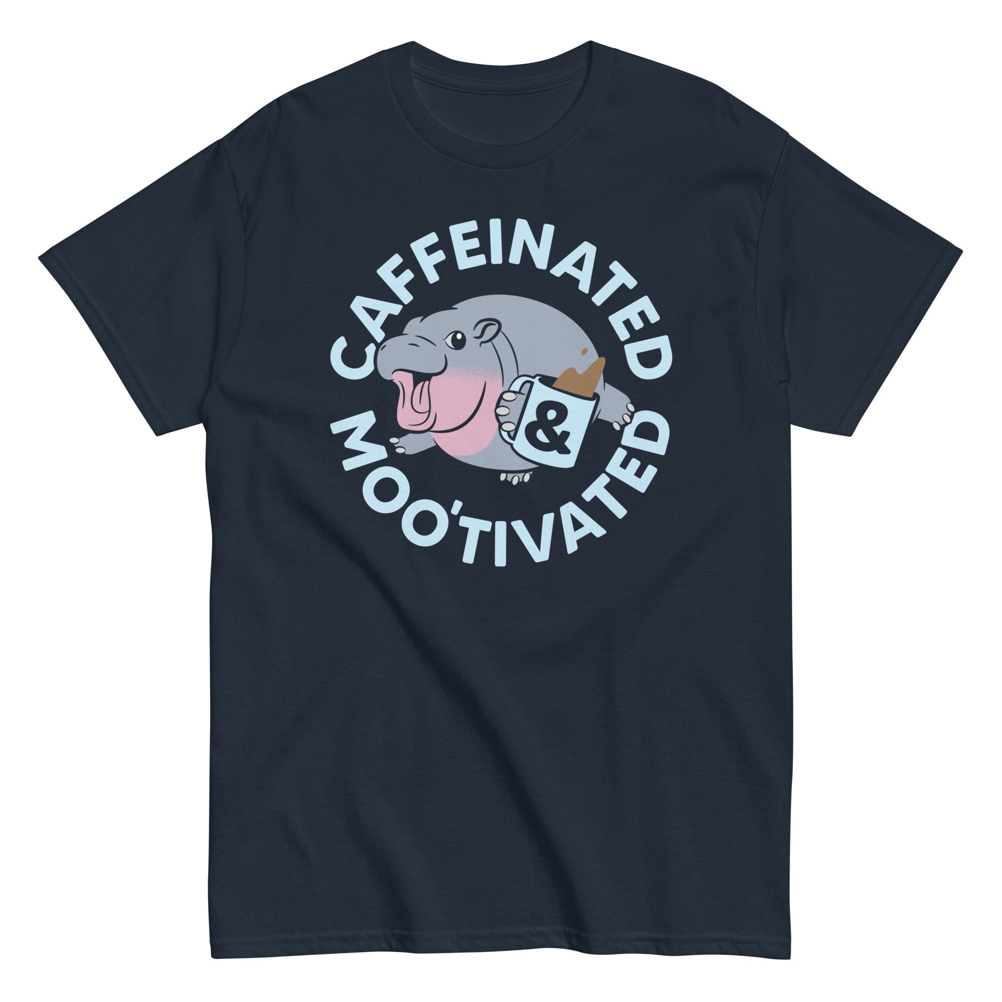 Caffeinated & Moo'tivated Men's Classic Tee