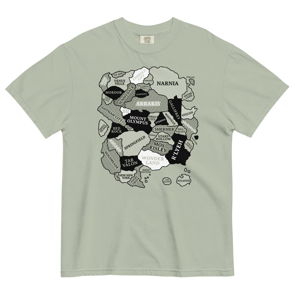 World Map Men's Relaxed Fit Tee