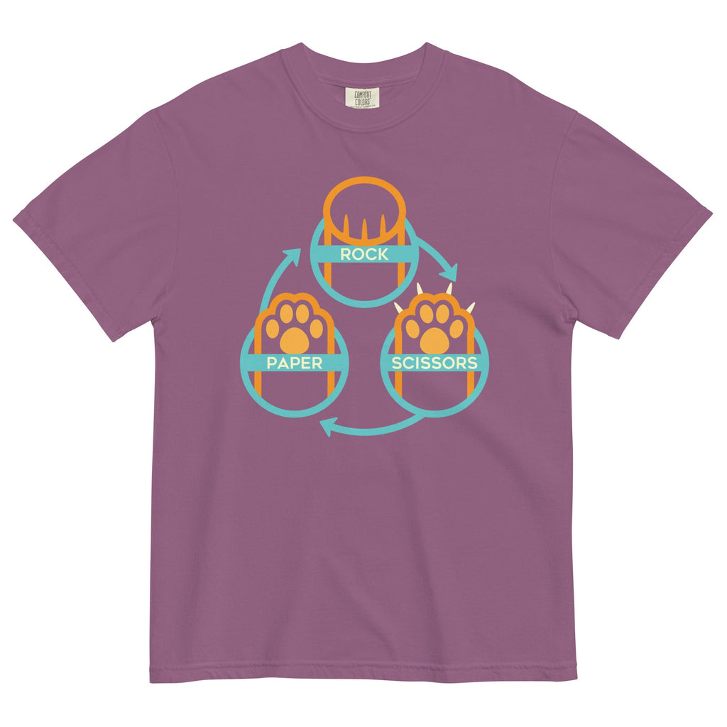 Rock Paper Scissors Paws Men's Relaxed Fit Tee