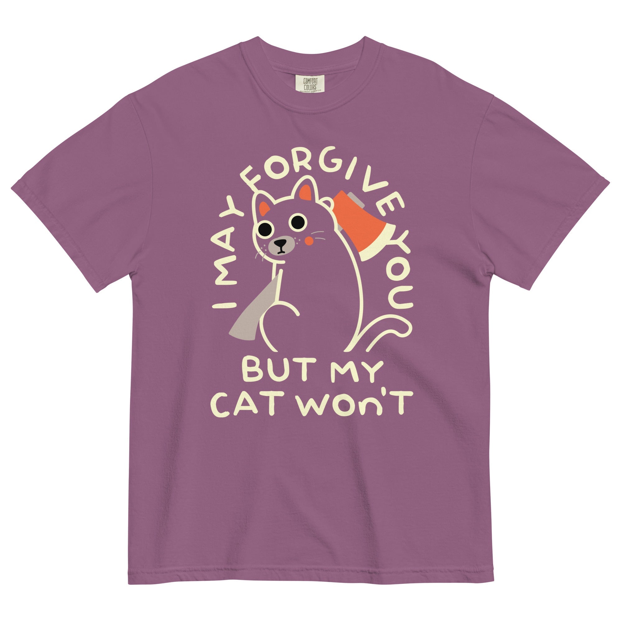 I May Forgive You But My Cat Won't Men's Relaxed Fit Tee