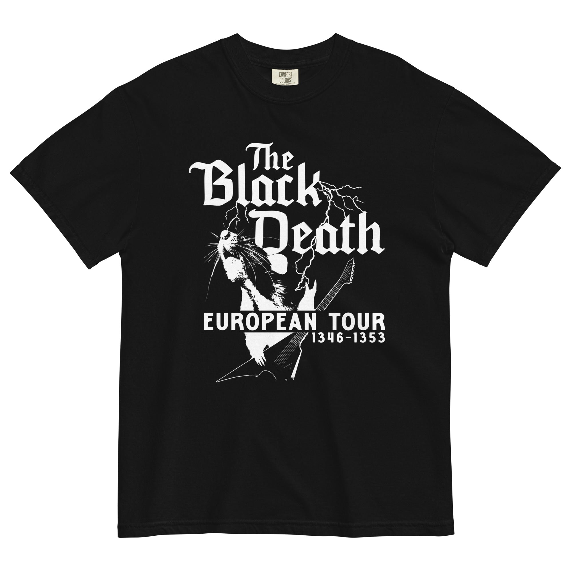 The Black Death European Tour Men's Relaxed Fit Tee