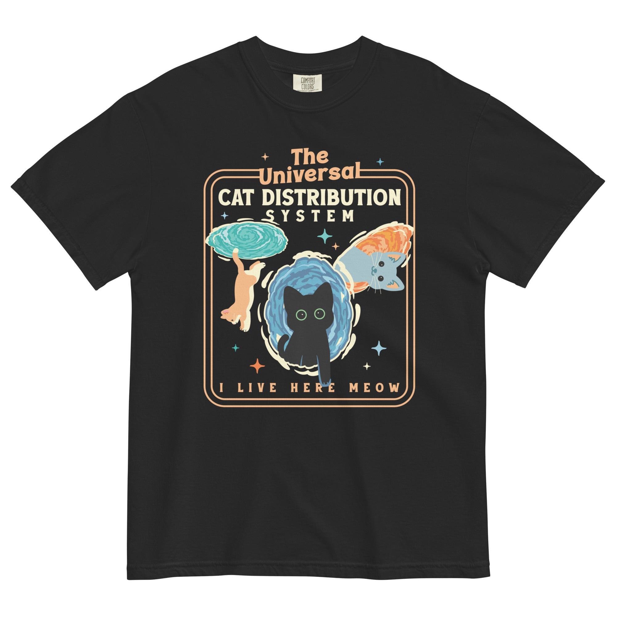 The Universal Cat Distribution System Men's Relaxed Fit Tee