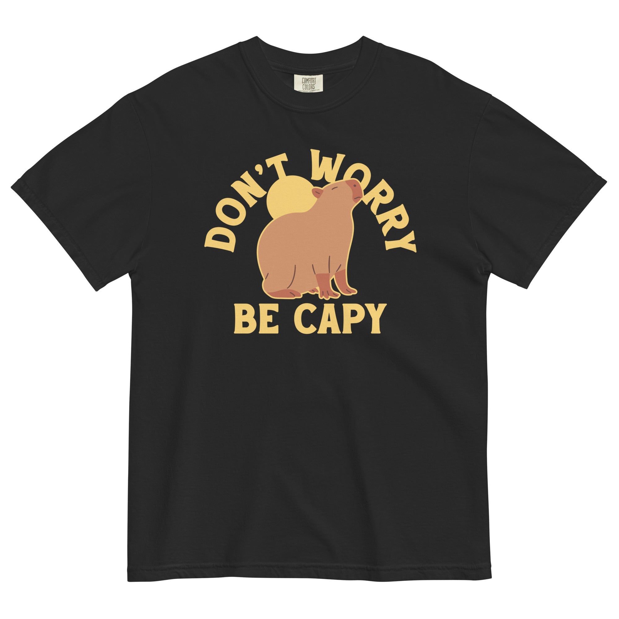 Don't Worry Be Capy Men's Relaxed Fit Tee