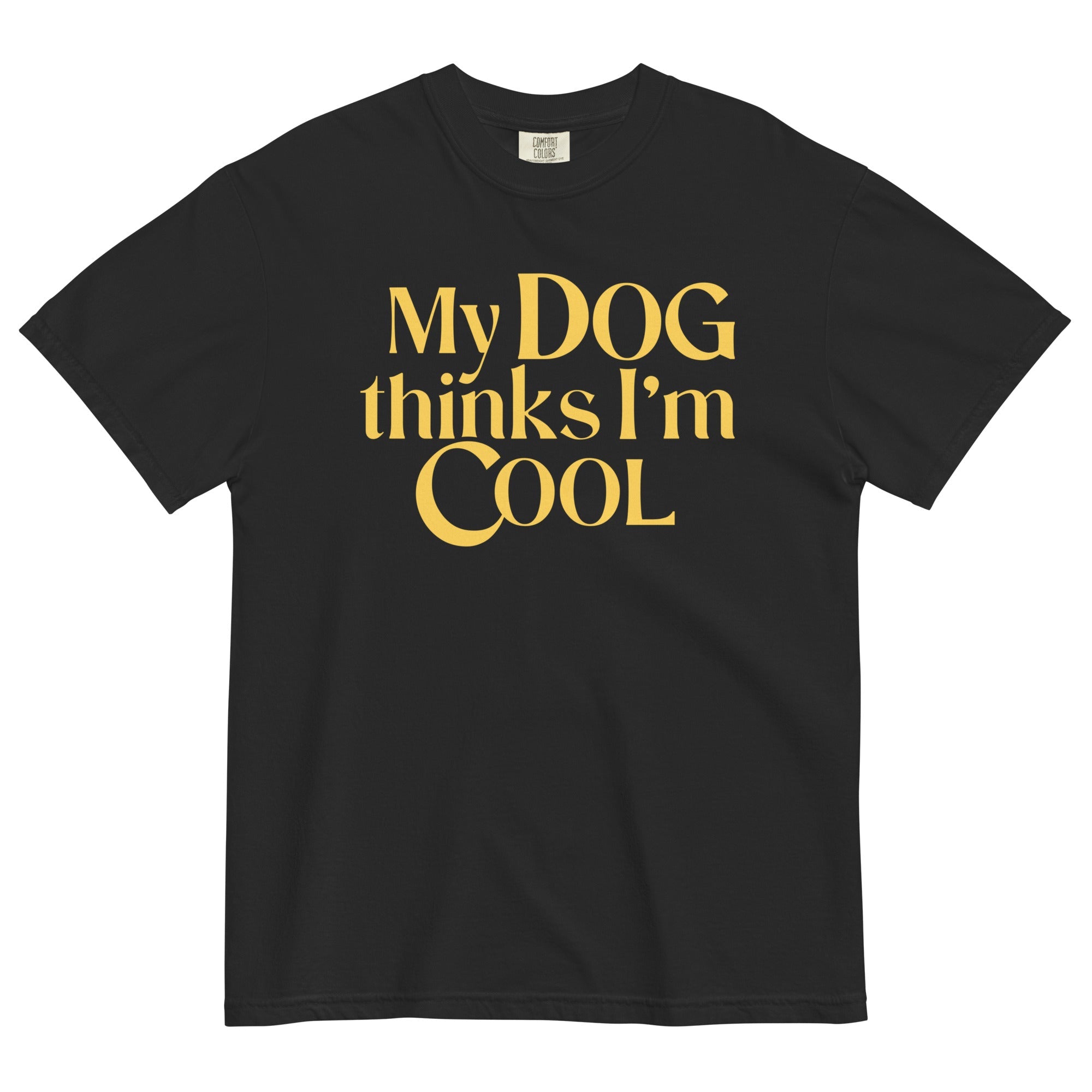 My Dog Thinks I'm Cool Men's Relaxed Fit Tee