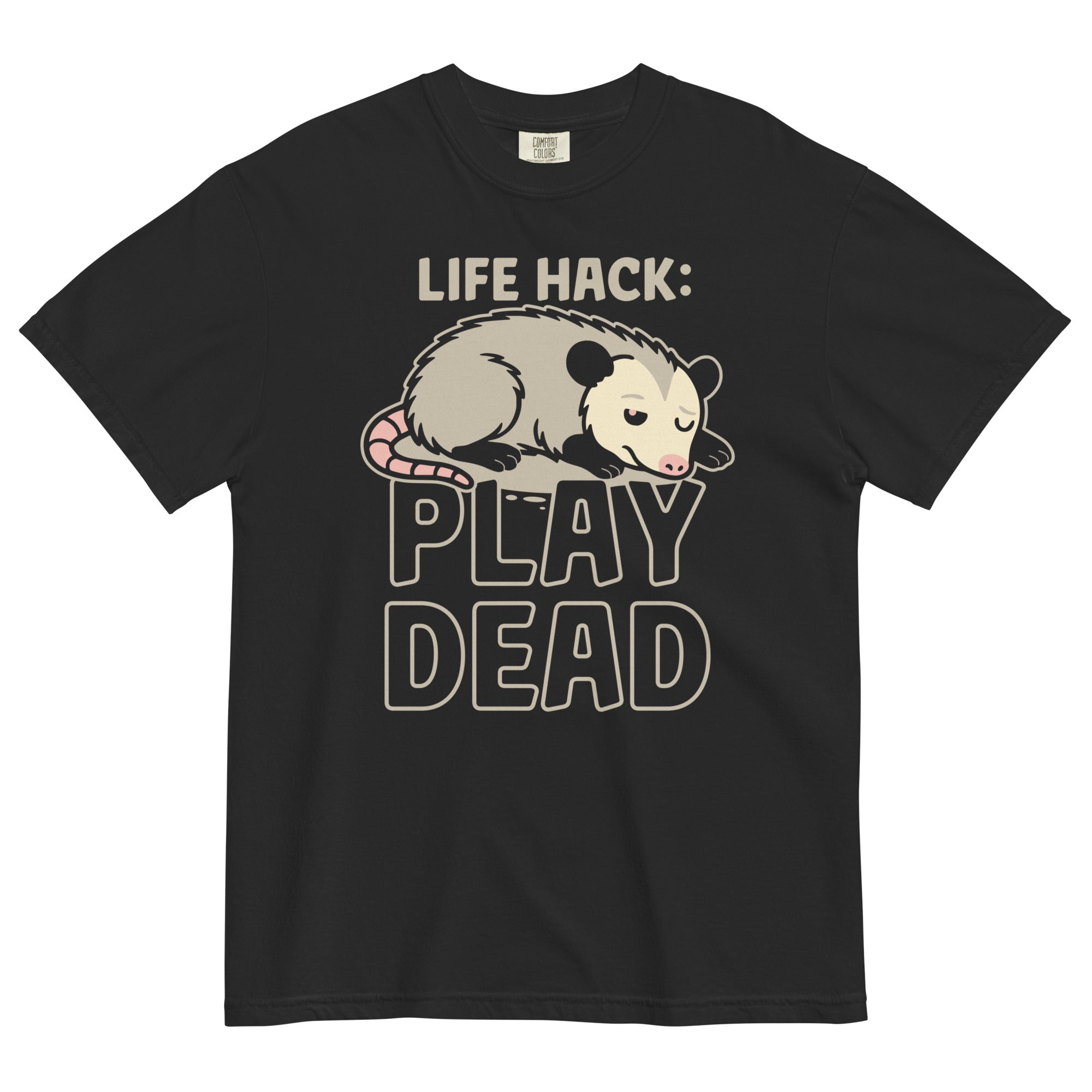 Life Hack Play Dead Men's Relaxed Fit Tee