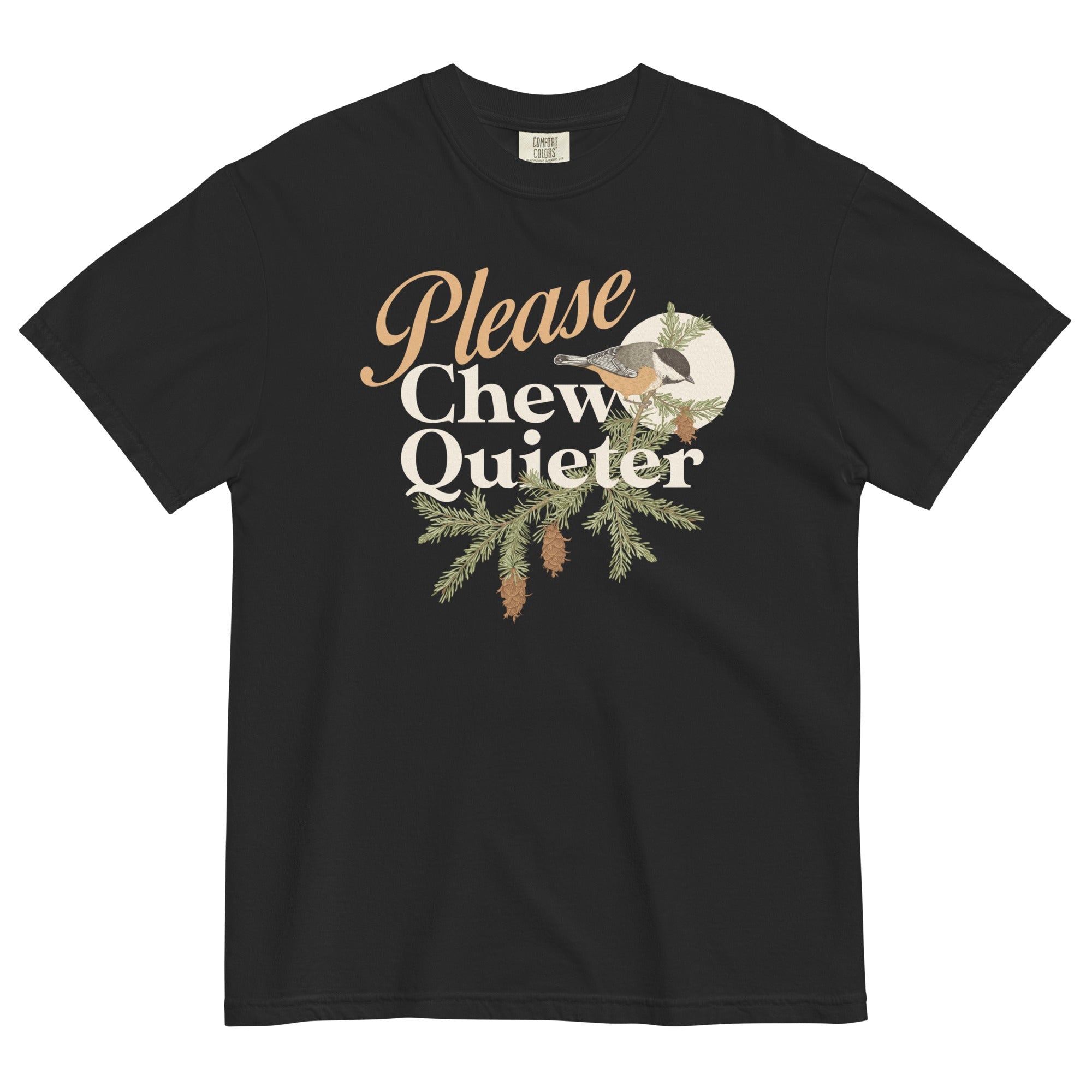 Please Chew Quieter Men's Relaxed Fit Tee
