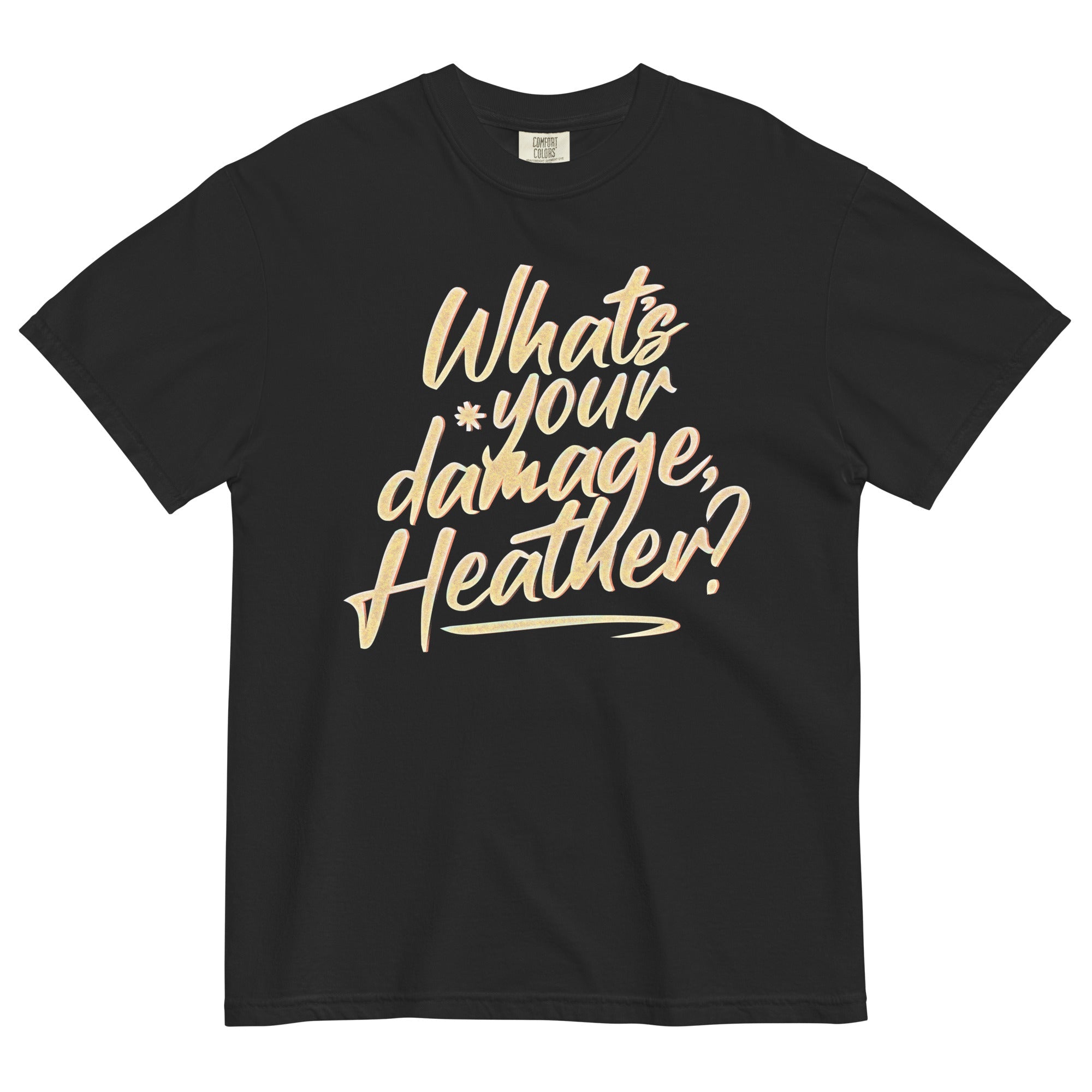 What's Your Damage, Heather? Men's Relaxed Fit Tee
