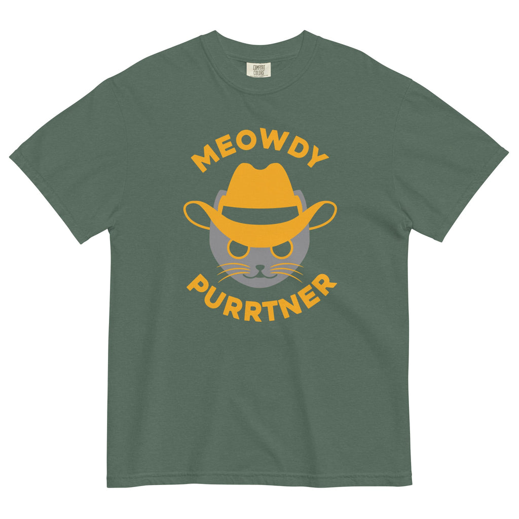 Meowdy Purrtner Men's Relaxed Fit Tee