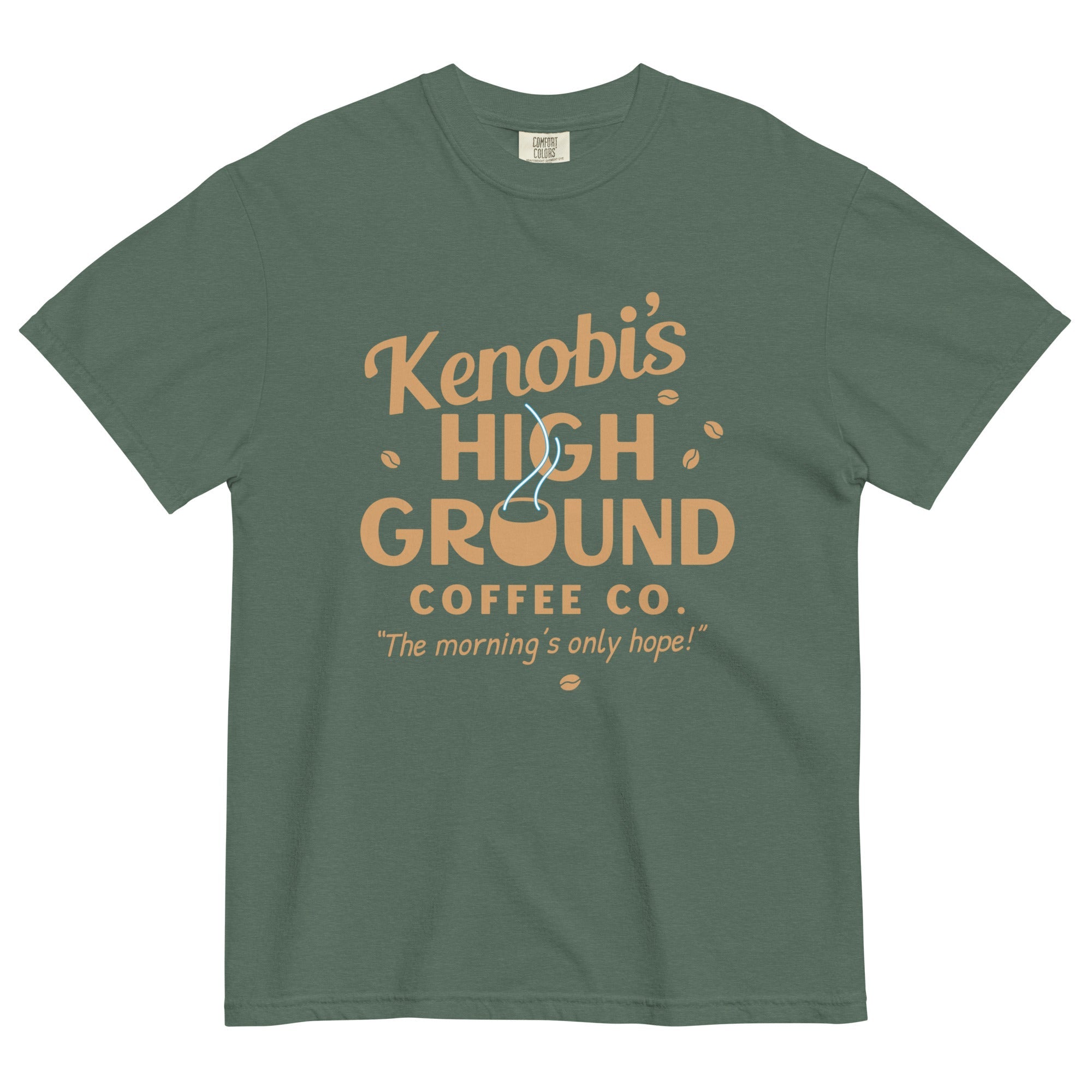 Kenobi's High Ground Coffee Co Men's Relaxed Fit Tee