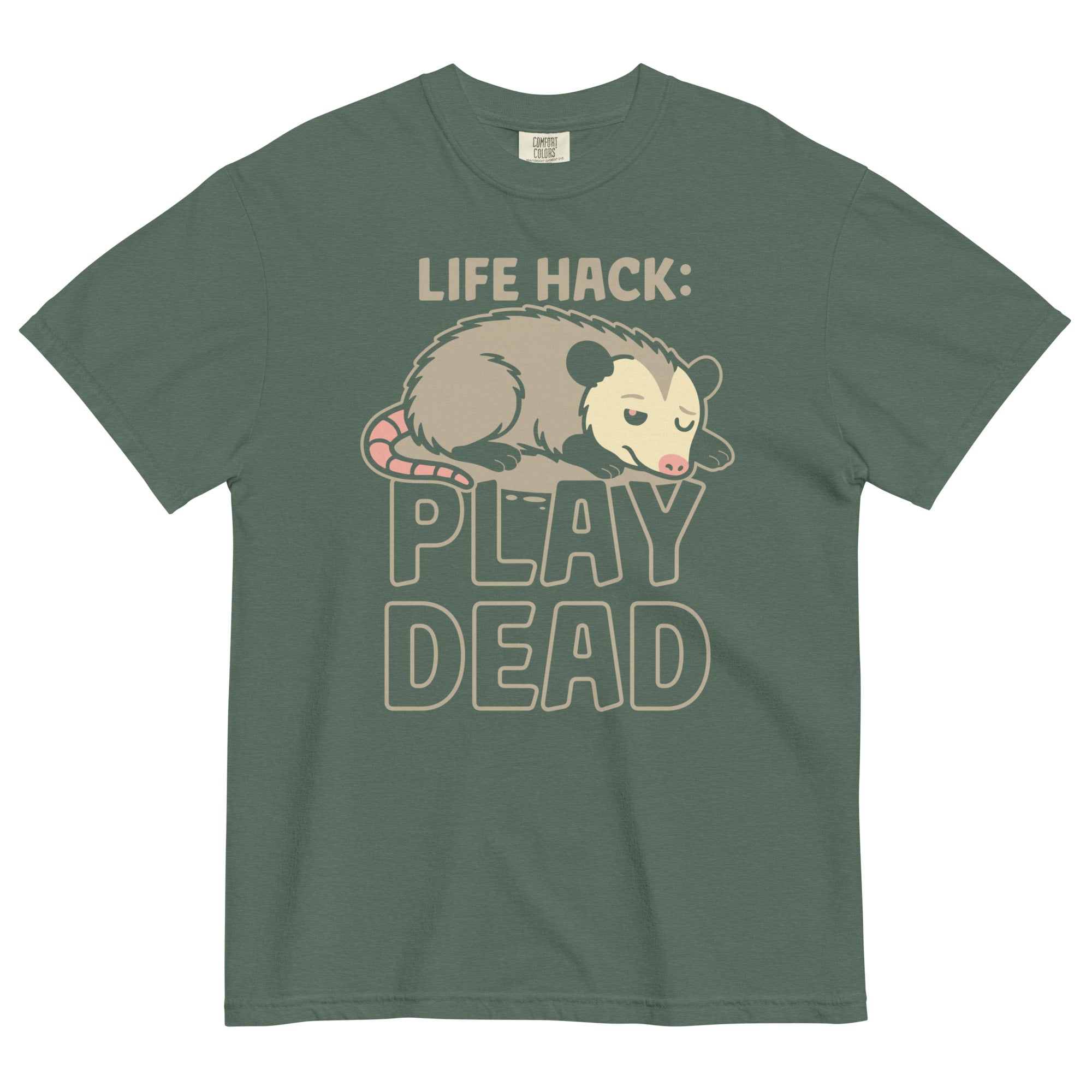 Life Hack Play Dead Men's Relaxed Fit Tee