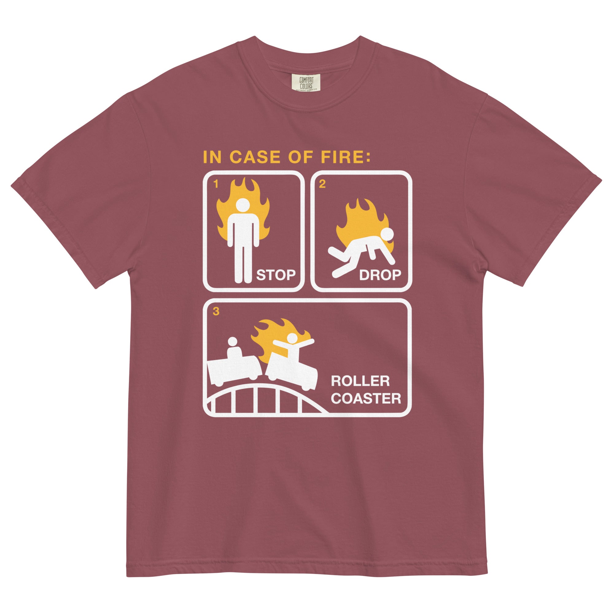 Stop Drop Roller Coaster Men's Relaxed Fit Tee