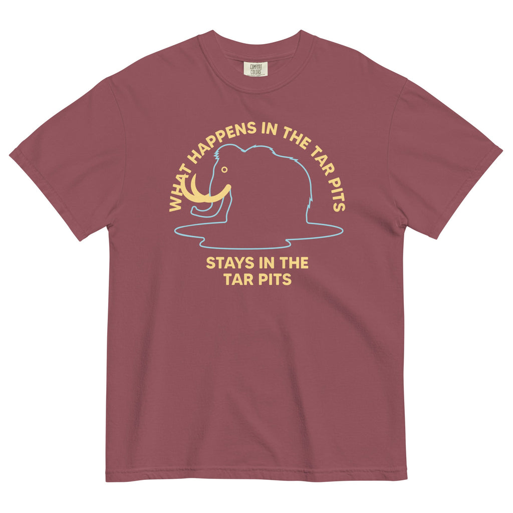 What Happens In The Tar Pits Stays In The Tar Pits Men's Relaxed Fit Tee