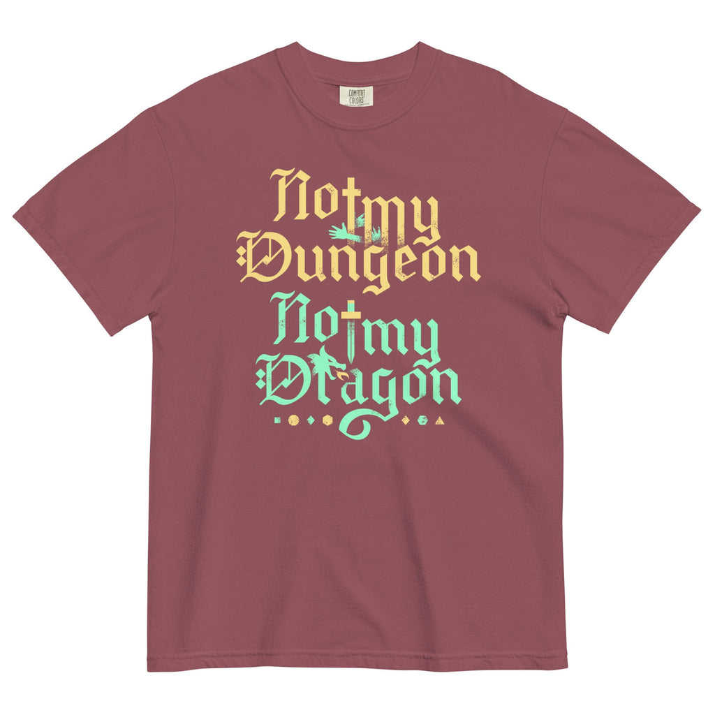 Not My Dungeon Not My Dragon Men's Relaxed Fit Tee