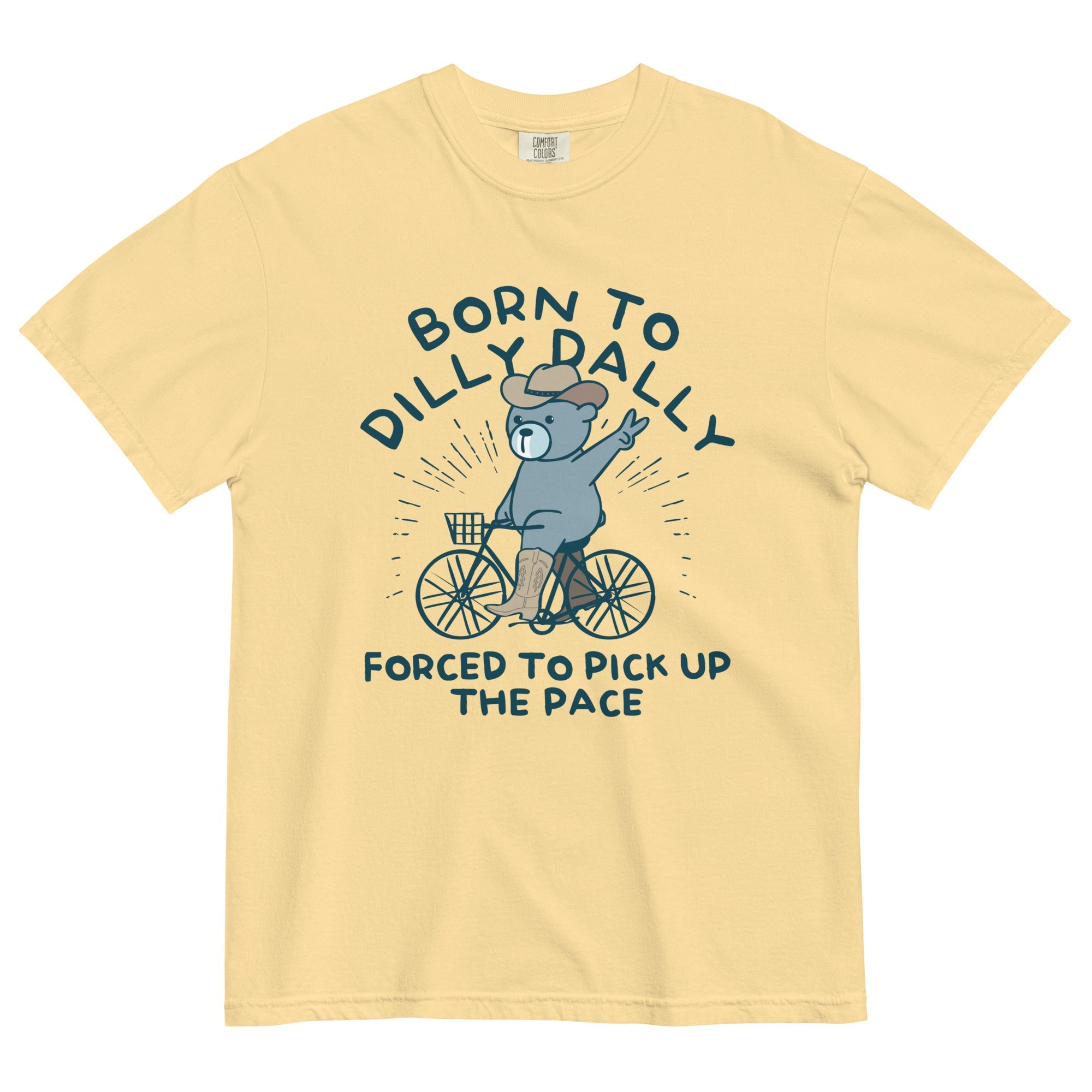 Born To Dilly Dally Forced To Pick Up The Pace Men's Relaxed Fit Tee