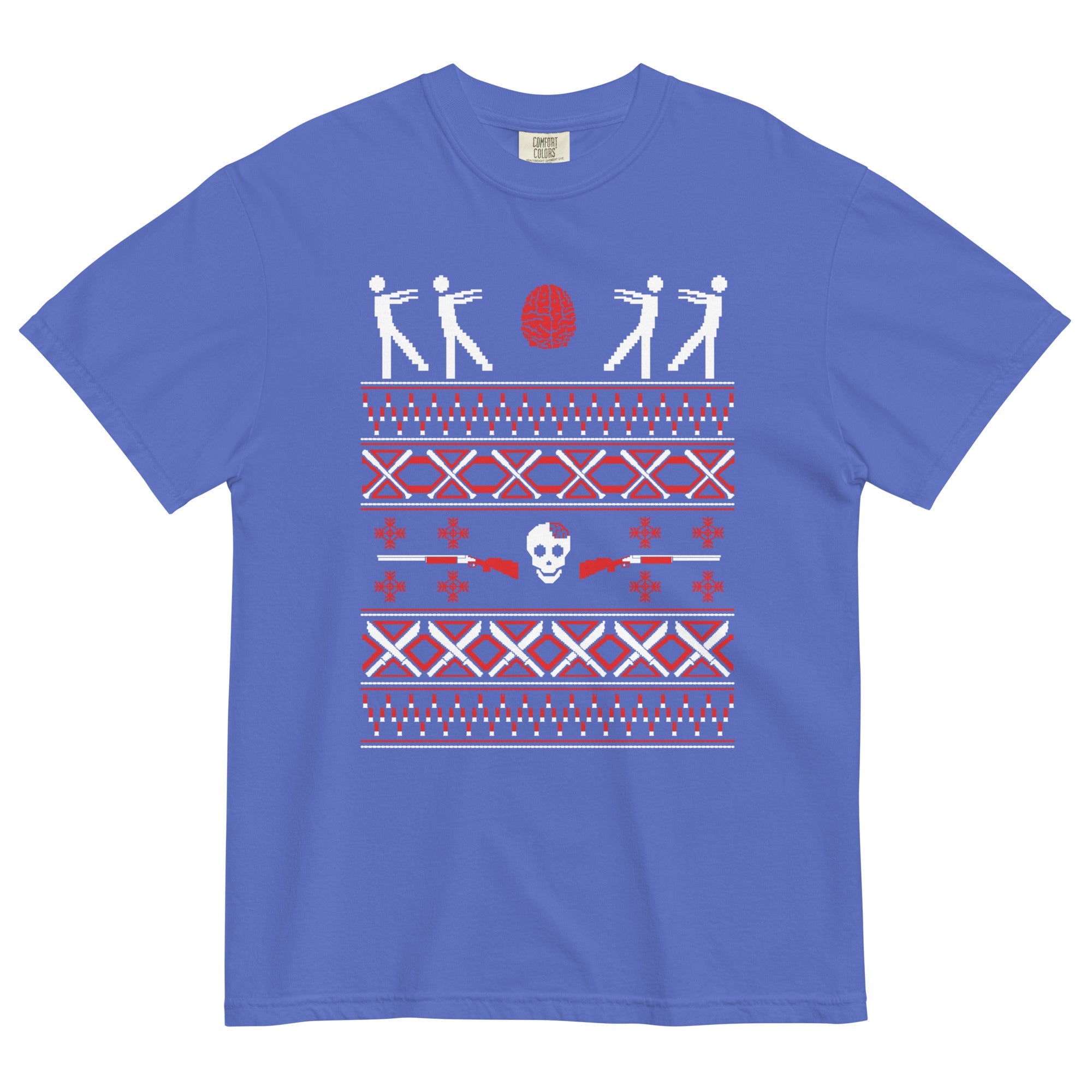 Zombie Christmas Sweater Men's Relaxed Fit Tee