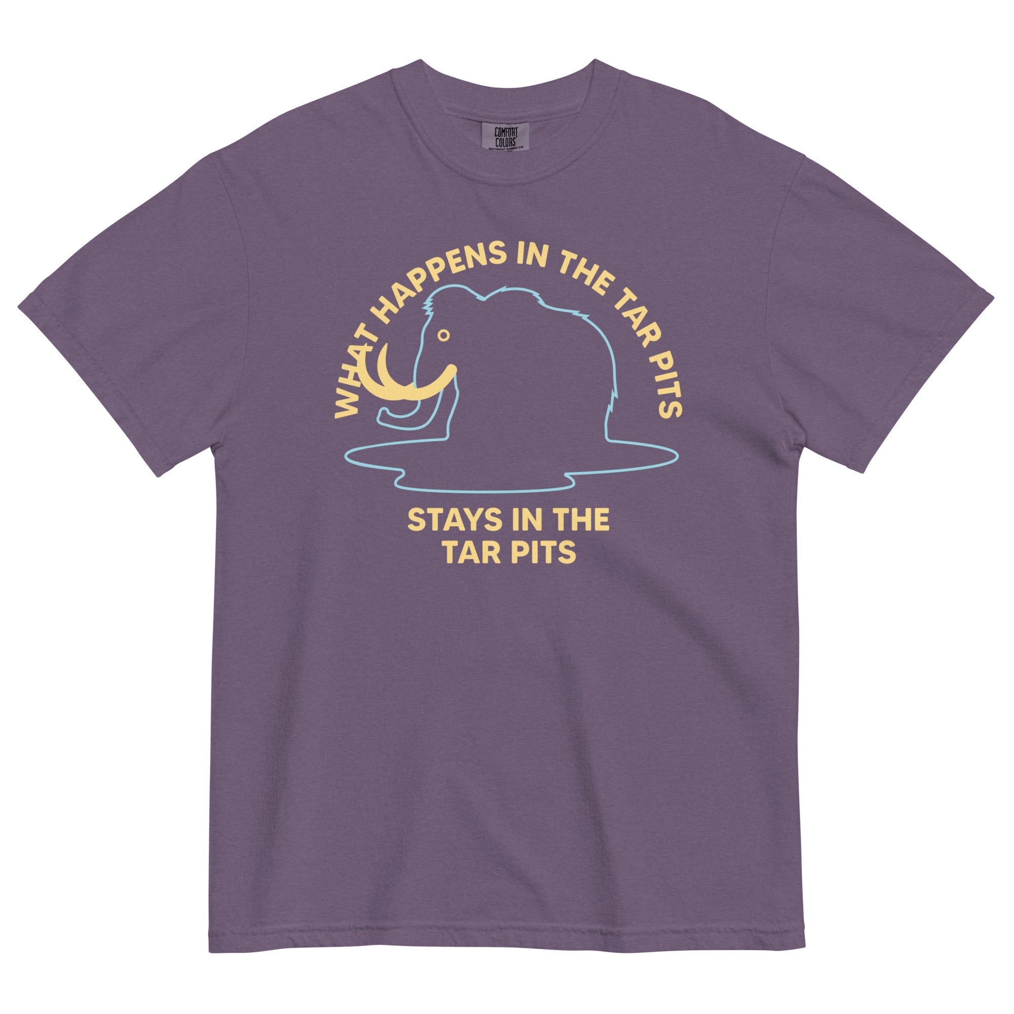 What Happens In The Tar Pits Stays In The Tar Pits Men's Relaxed Fit Tee
