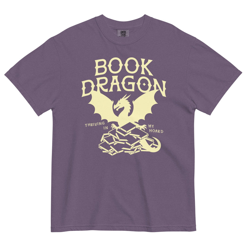 Book Dragon Thriving In My Hoard Men's Relaxed Fit Tee