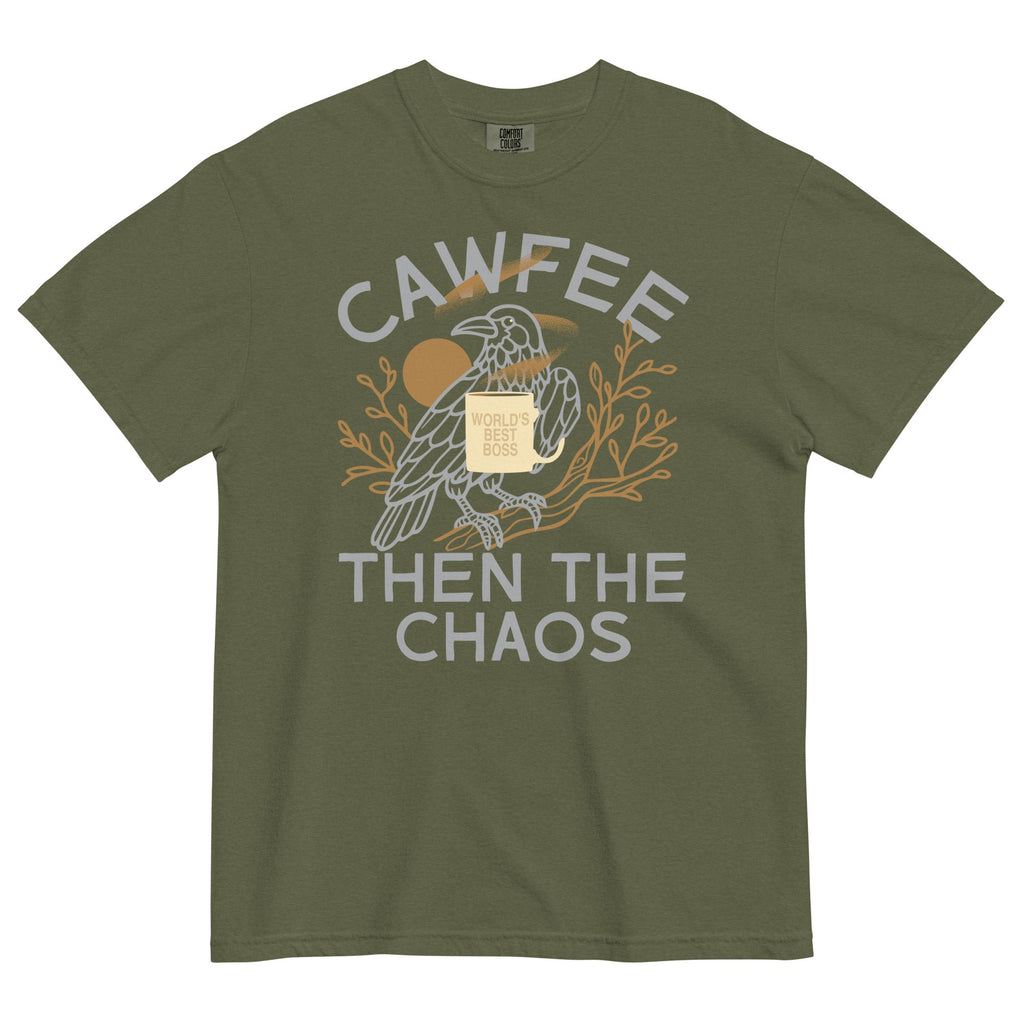 Cawfee Then The Chaos Men's Relaxed Fit Tee