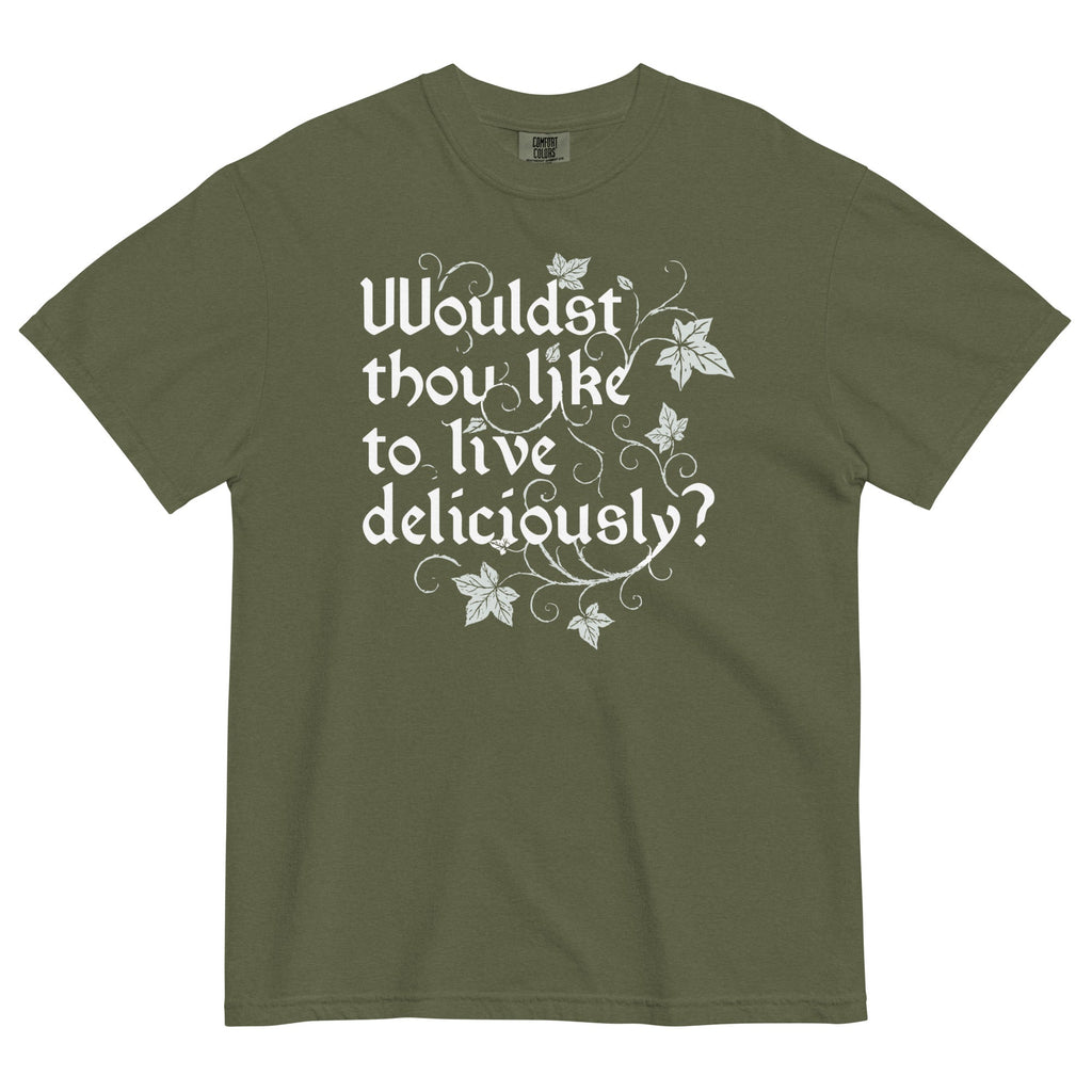 Wouldst Thou Like To Live Deliciously? Men's Relaxed Fit Tee